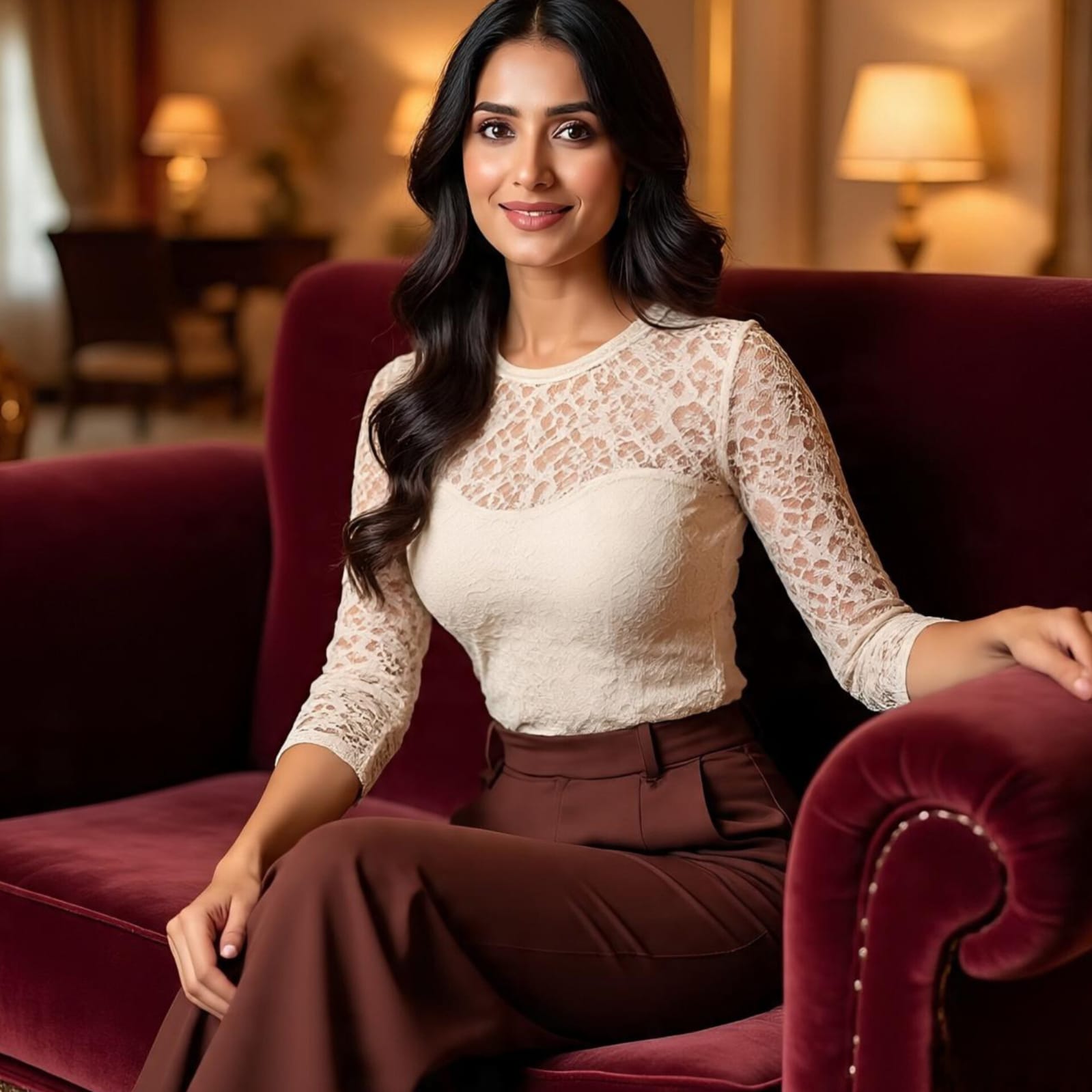Kavya portfolio look 20 — Festive Collection